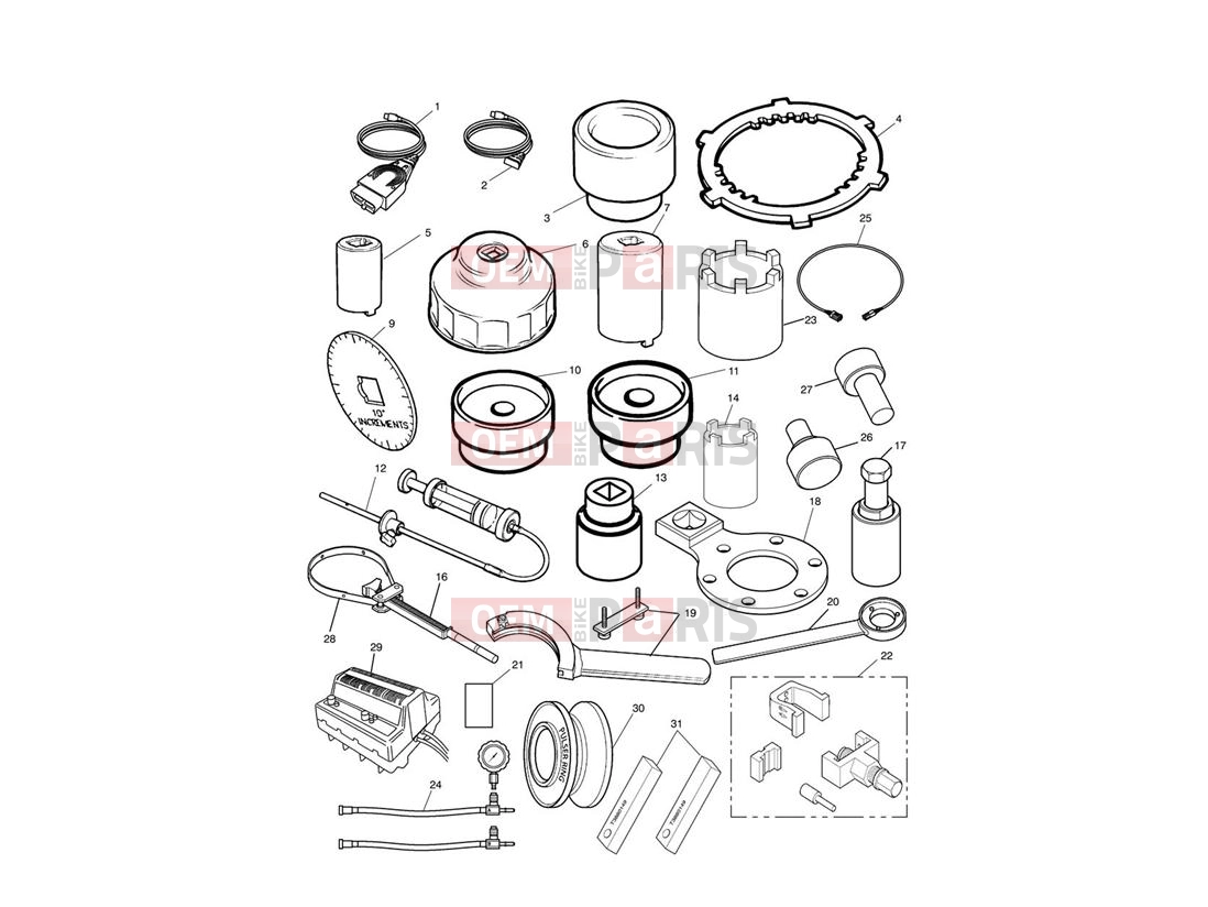 Triumph 2018 SPRINT GT Service Tools