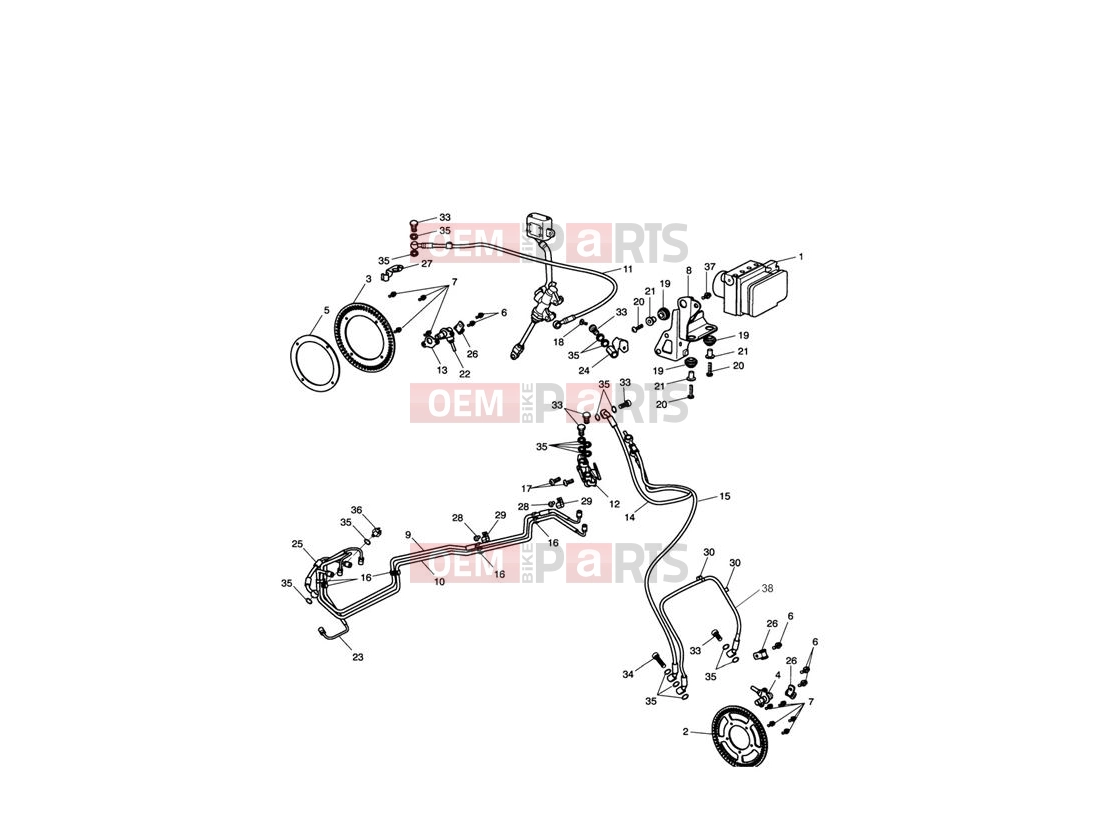 Triumph 2018 SPRINT GT ABS Components