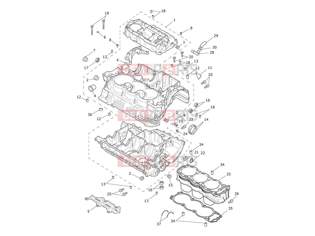 Triumph 2020 ROCKET 3 GT Crankcase Fixings