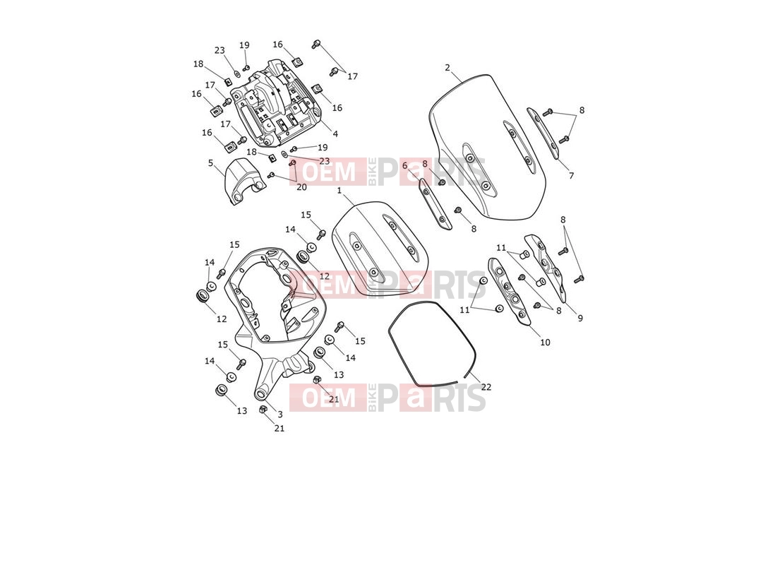 Triumph 2020 ROCKET 3 GT Flyscreen