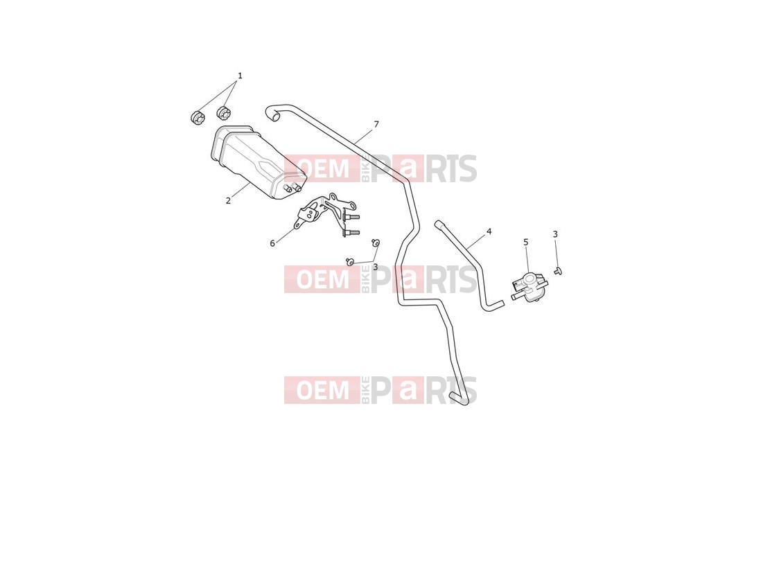 Triumph 2021 ROCKET 3 GT Evaporative System