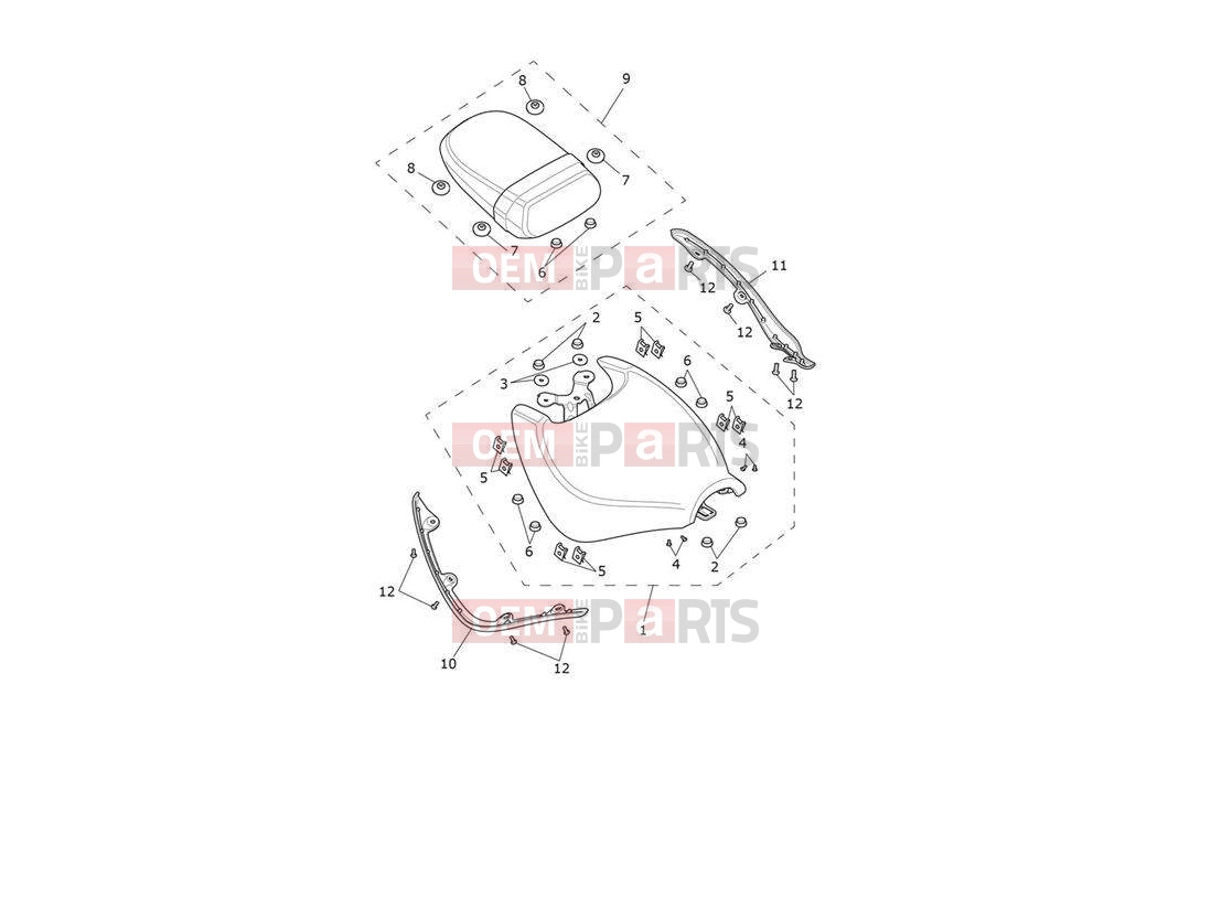 Triumph 2020 ROCKET 3 R Seats