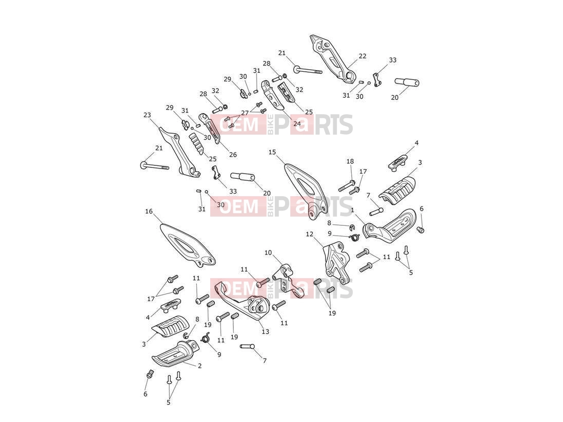 Triumph 2021 ROCKET 3 R Foot Controls