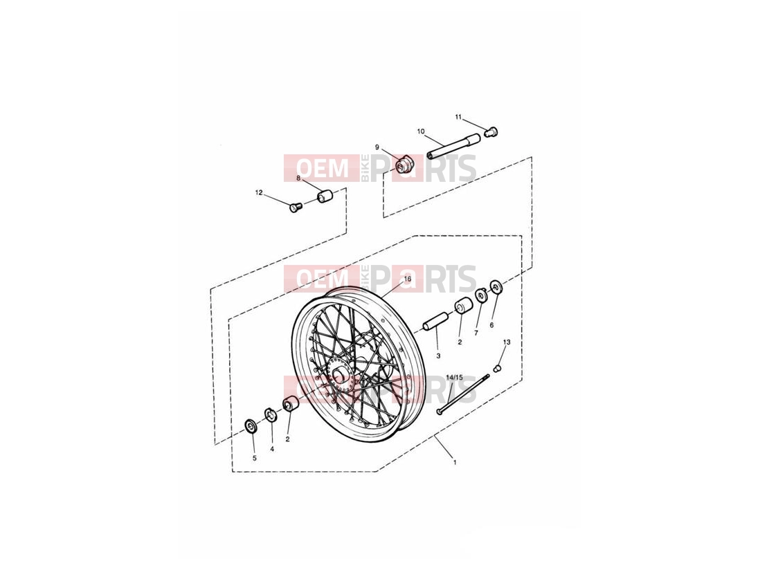 Triumph 2000 ADVENTURER Front Wheel