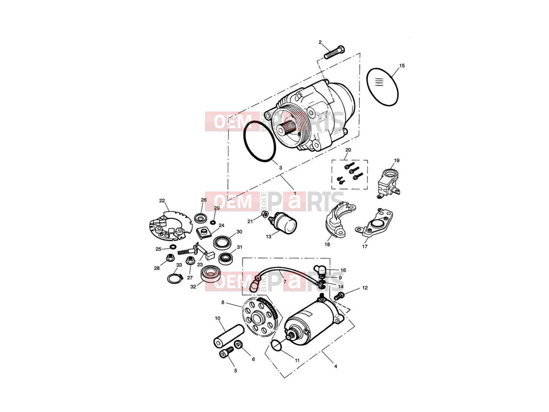 Triumph 2000 ADVENTURER Alternator & Starter
