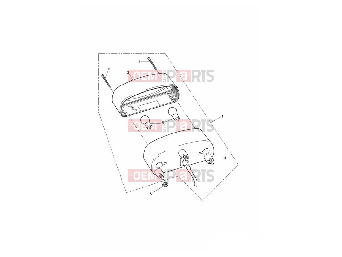 Triumph 2000 ADVENTURER Rear Light
