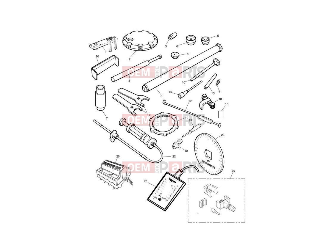 Triumph 2001 ADVENTURER Service Tools