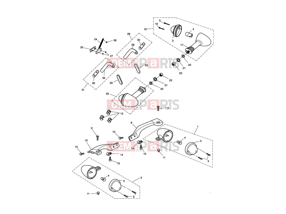Triumph 2011 ROCKET III, CLASSIC & ROADSTER Indicators
