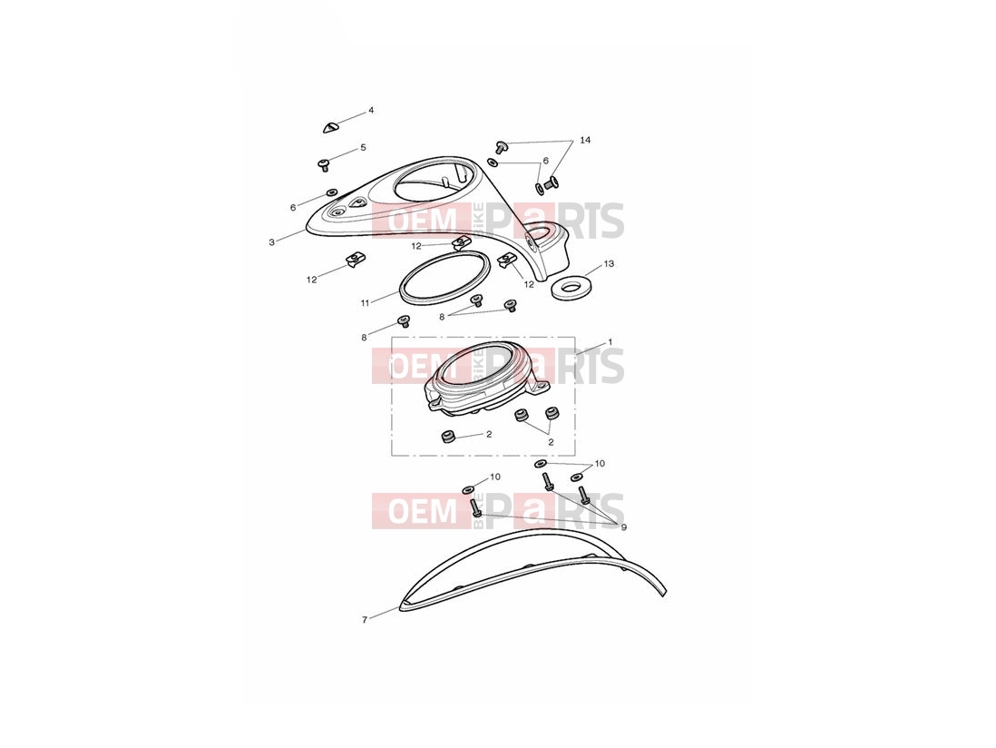 Triumph 2010 ROCKET III TOURING Instruments