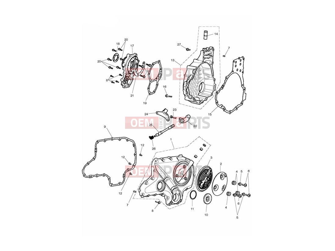 Triumph 2010 ROCKET III TOURING Engine Covers