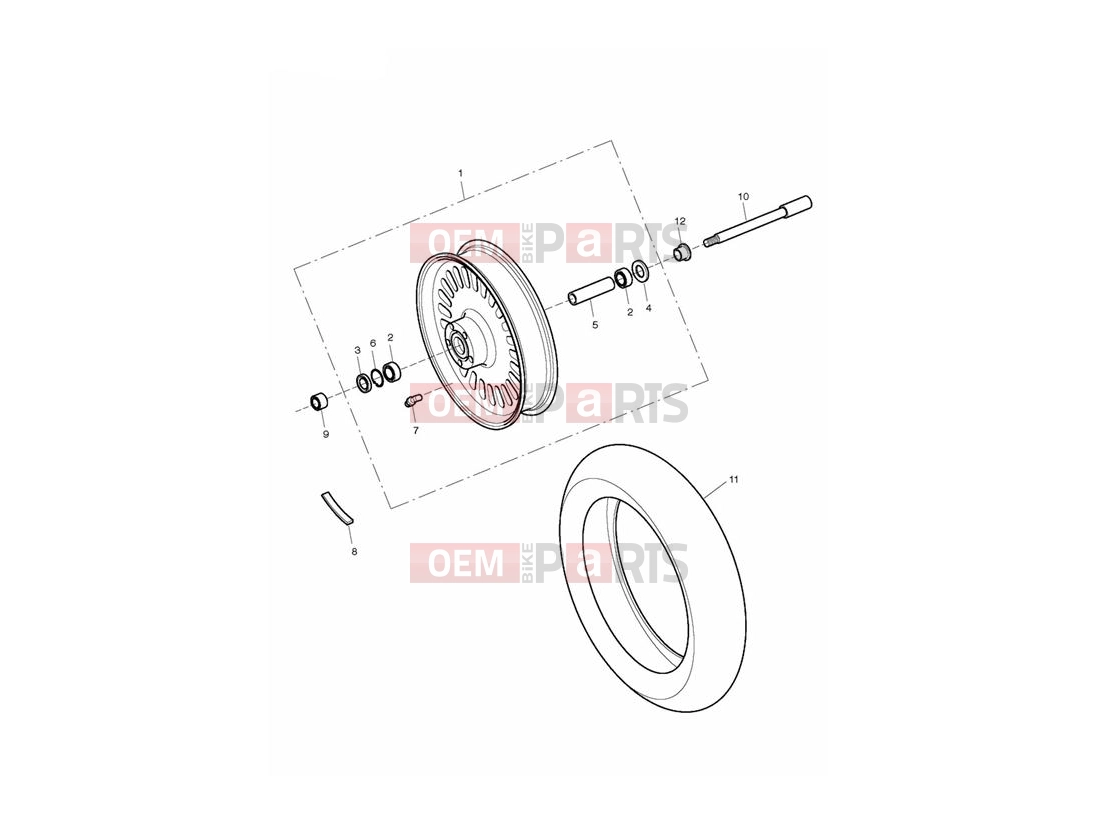 Triumph 2011 ROCKET III TOURING Front Wheel