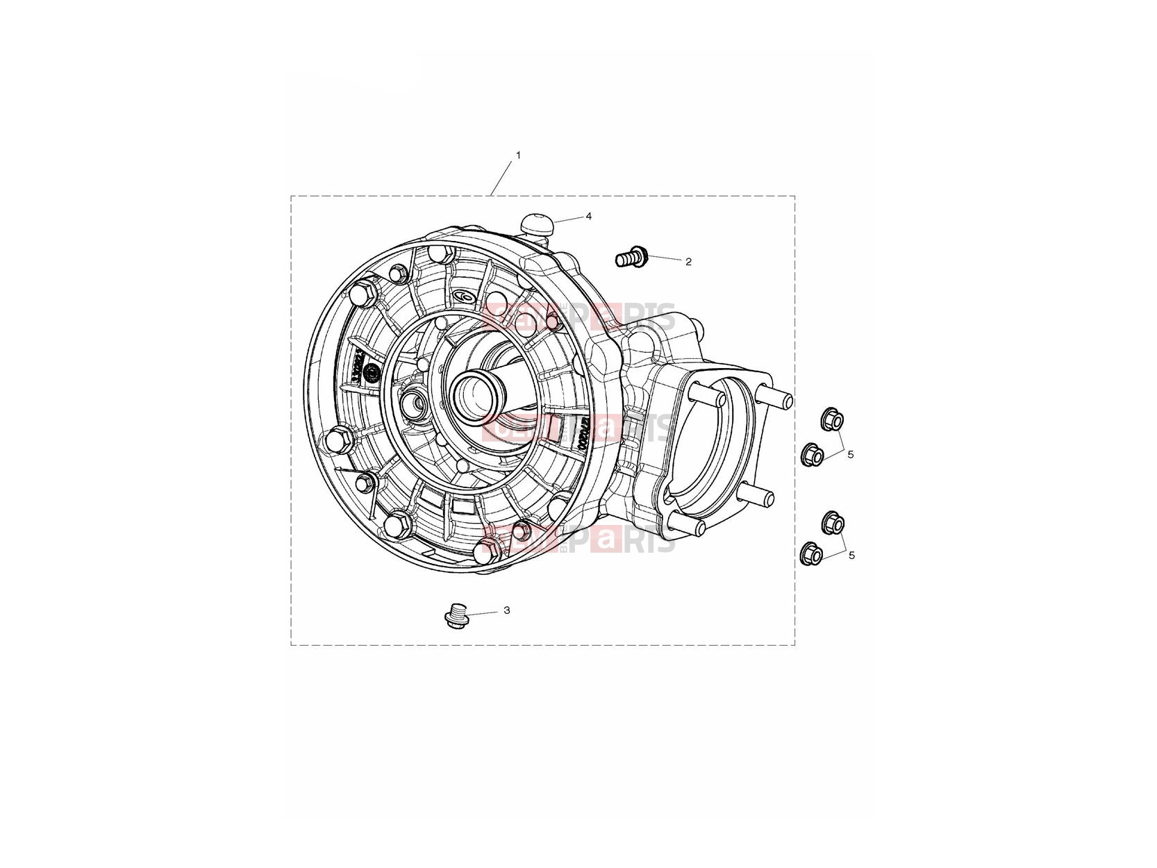 Triumph 2012 ROCKET III TOURING Final Drive Unit