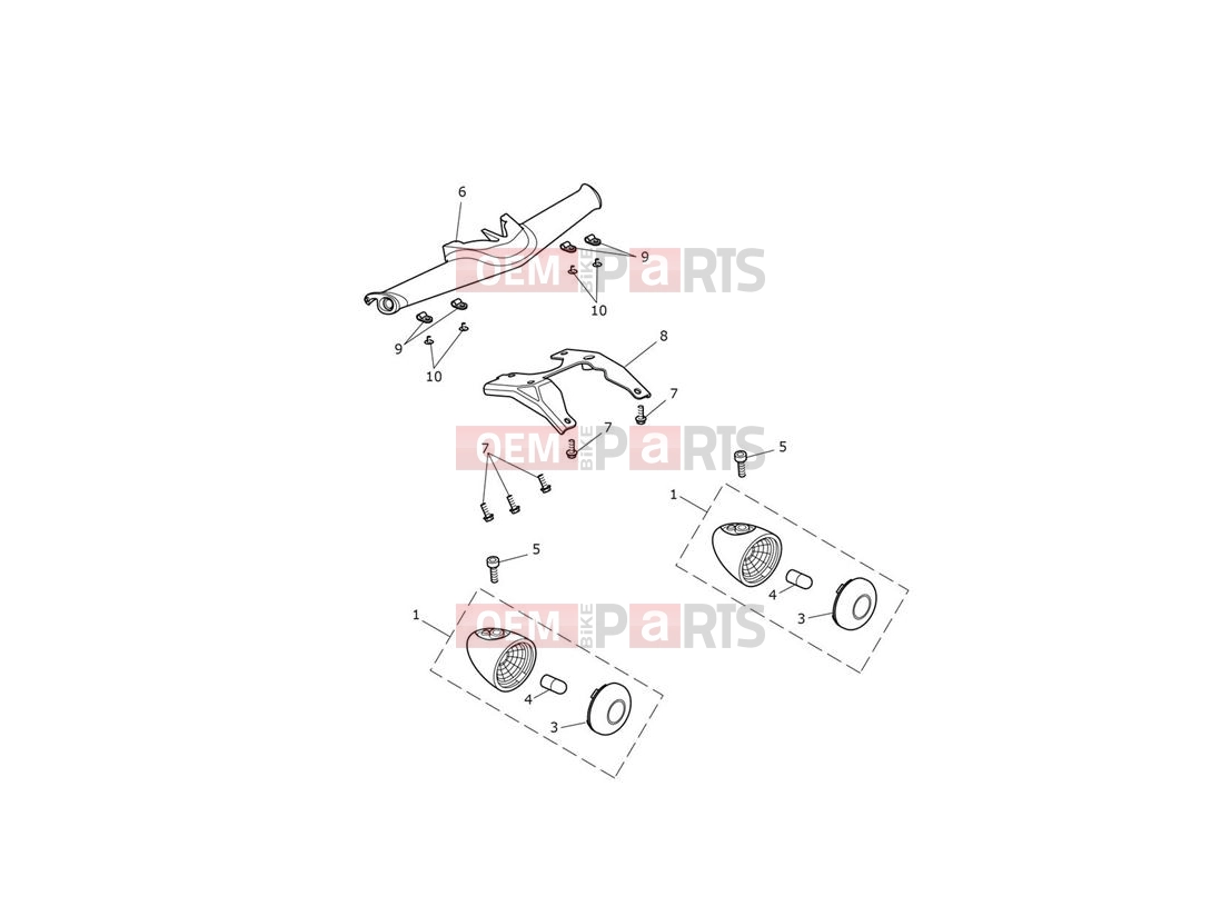 Triumph 2012 ROCKET III TOURING Front Indicators 574821...