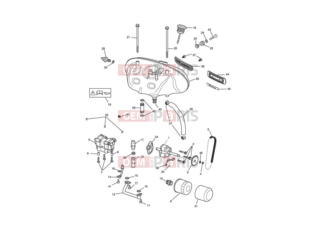 Triumph 2012 ROCKET III TOURING Lubrication System