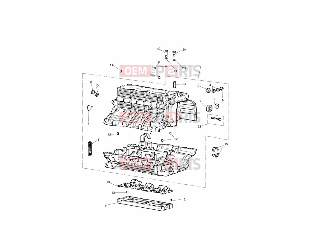 Triumph 2012 ROCKET III TOURING Crankcases