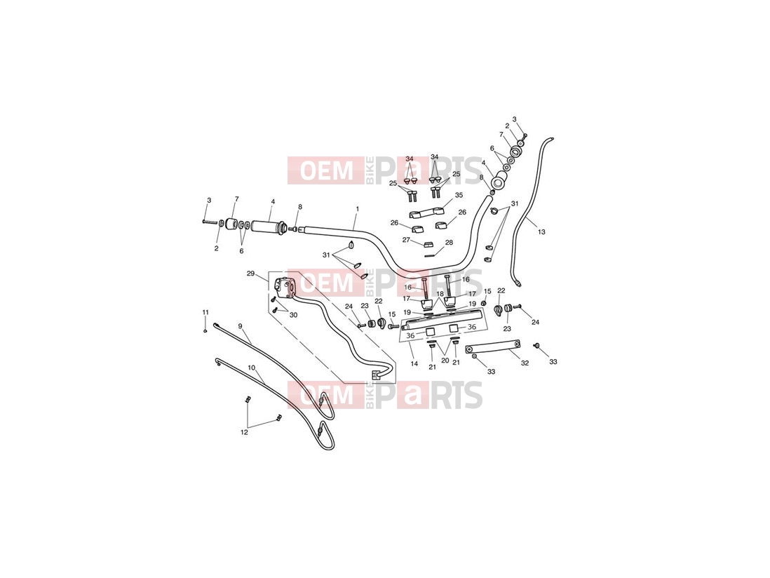 Triumph 2012 ROCKET III TOURING Handlebars & Switches