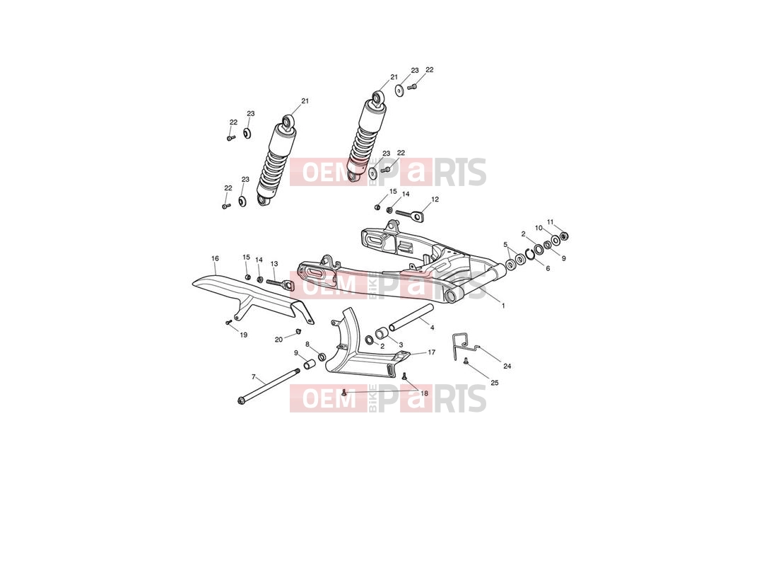 Triumph 2015 THUNDERBIRD COMMANDER Rear Suspension
