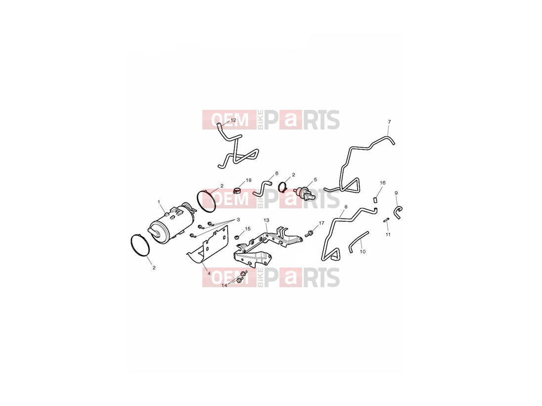 Triumph 2015 THUNDERBIRD COMMANDER Evaporative Loss Control System