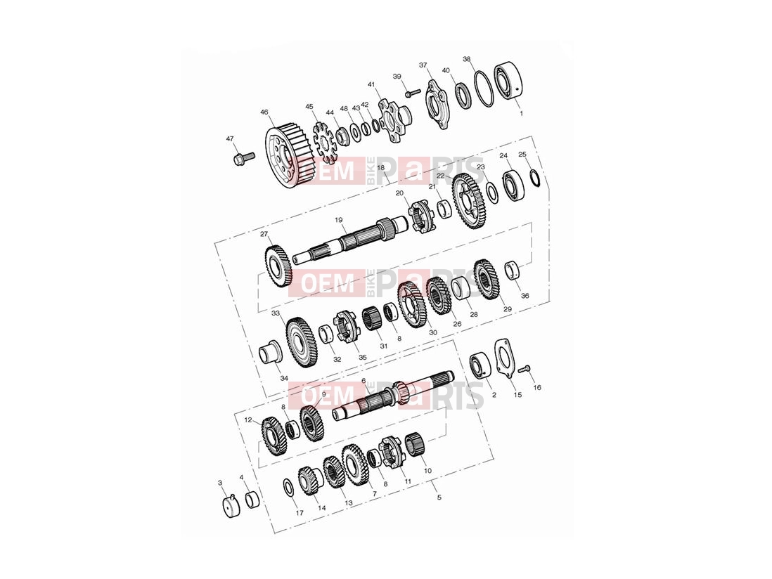 Triumph 2014 THUNDERBIRD LT Transmission