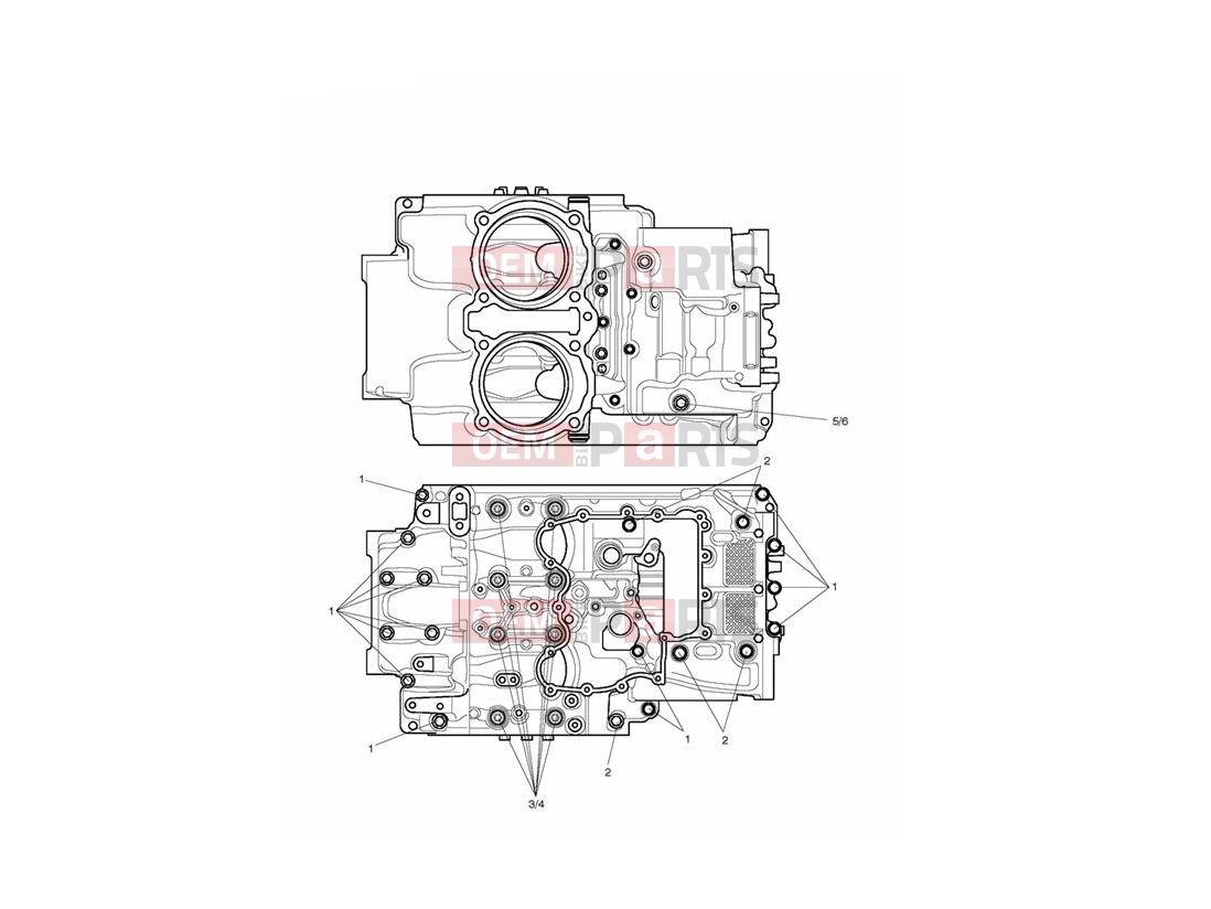 Triumph 2014 THUNDERBIRD LT Crankcase Bolts