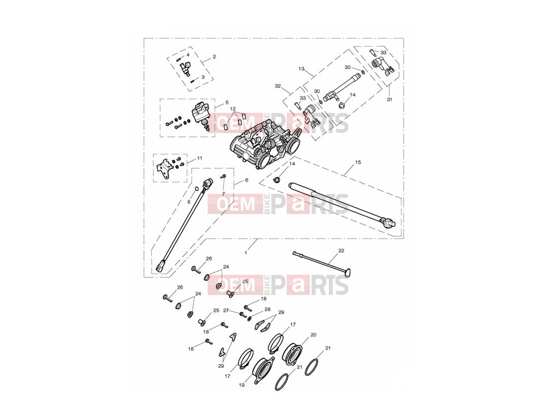 Triumph 2012 THUNDERBIRD STORM Throttle Bodies
