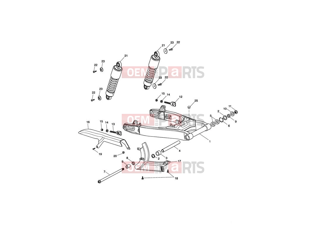 Triumph 2013 THUNDERBIRD STORM Rear Suspension