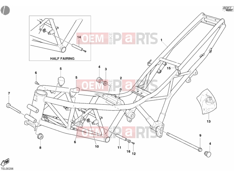 DUCATI 2003 Supersport 800 S FRAME » FRAME