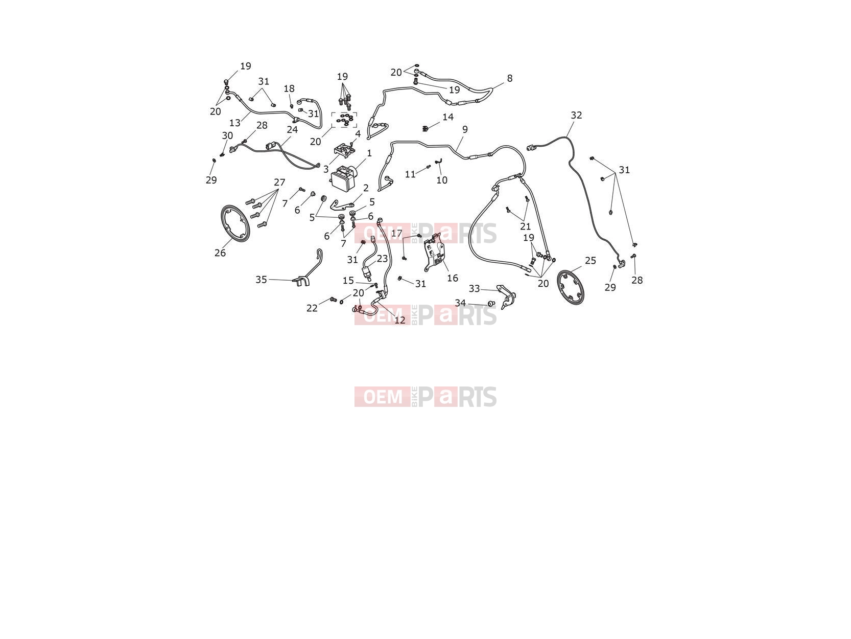 Triumph 2019 SCRAMBLER 1200 XC ABS System