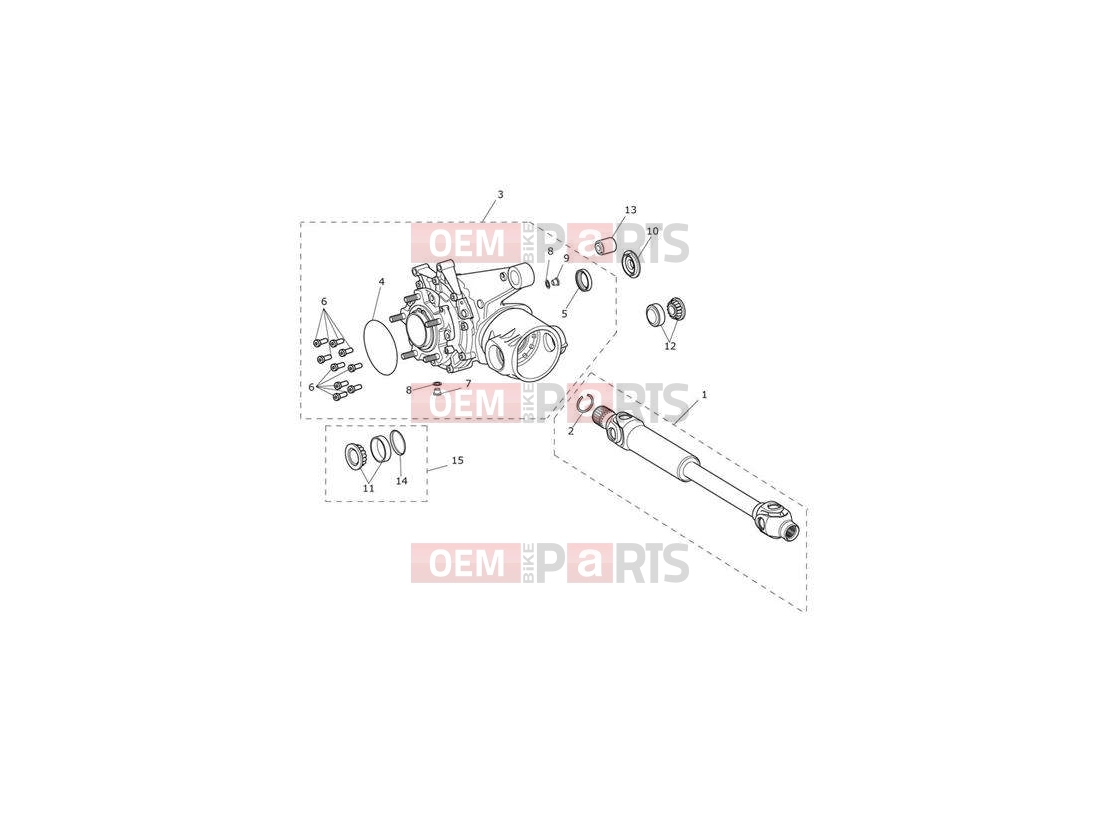 Triumph 2013 TROPHY 1215 Final Drive Unit