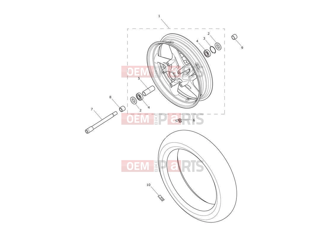 Triumph 2013 TROPHY 1215 Front Wheel