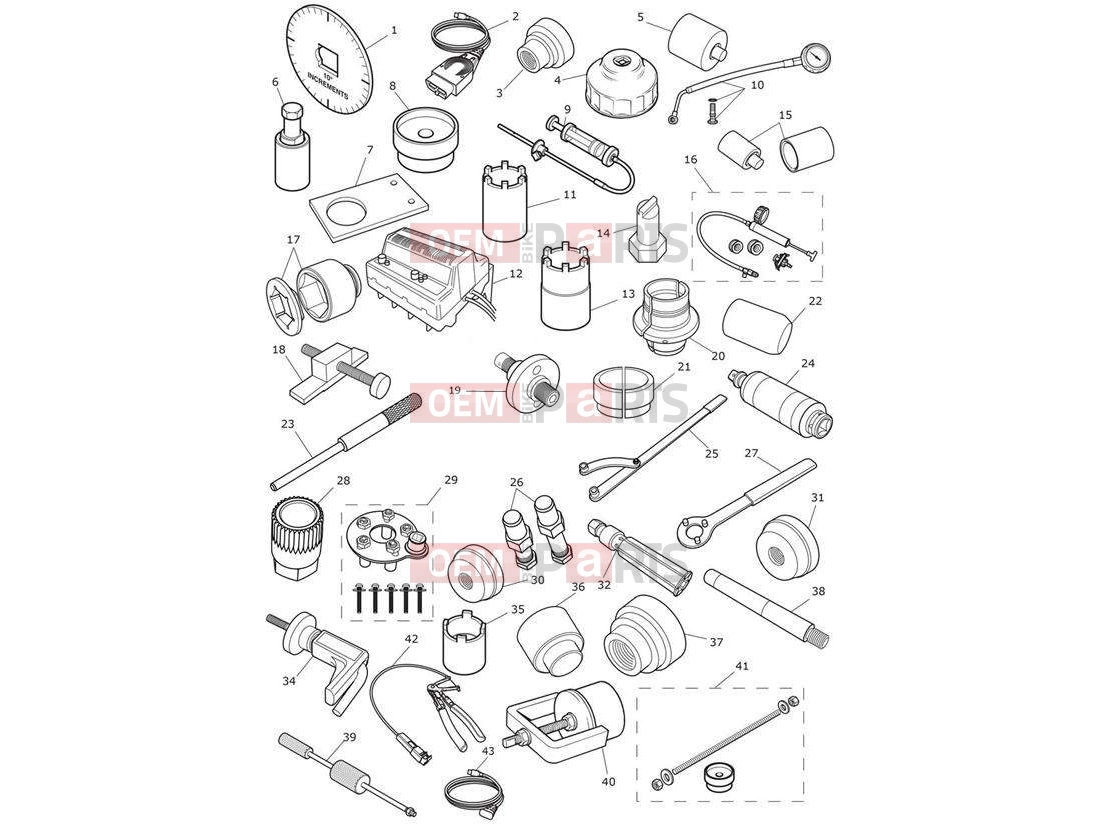 Triumph 2013 TROPHY 1215 Service Tools