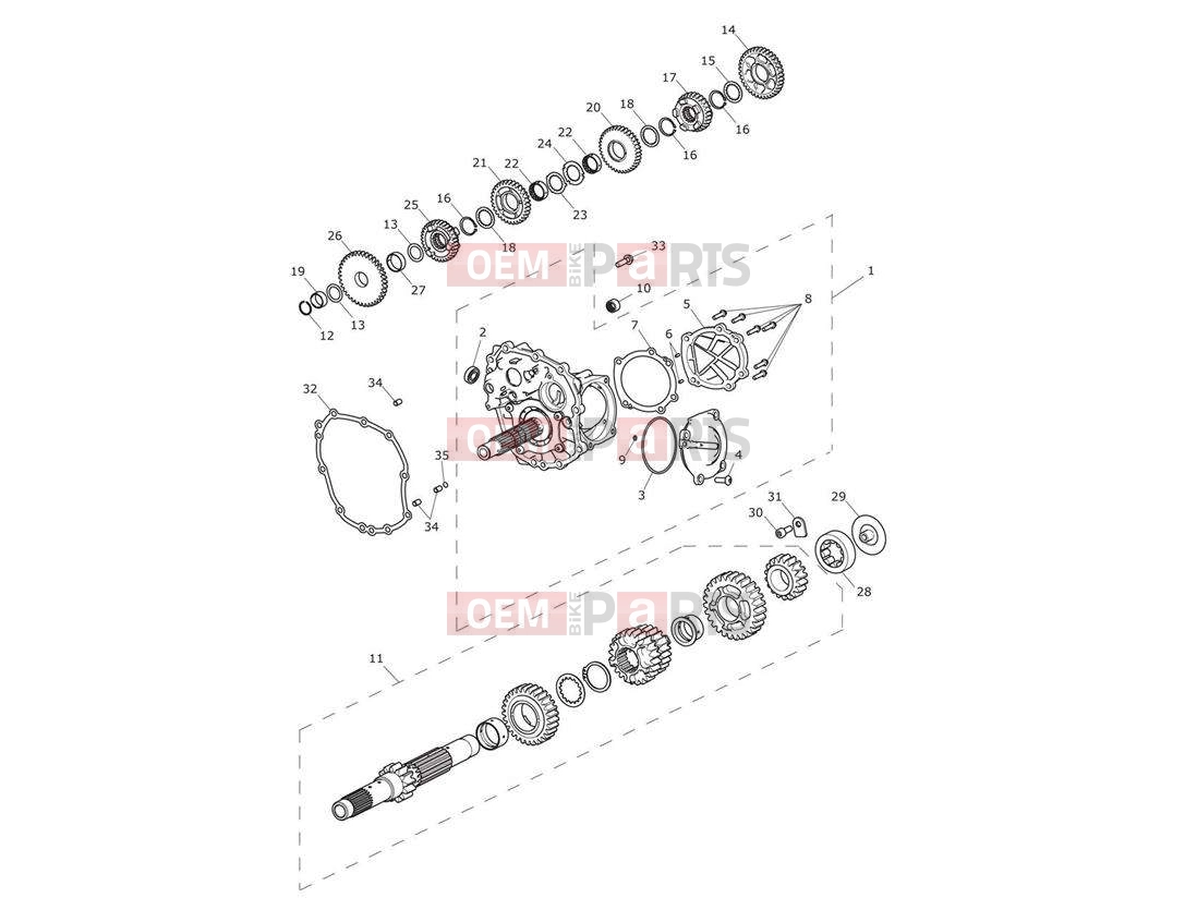 Triumph 2018 TROPHY 1215 SE Transmission