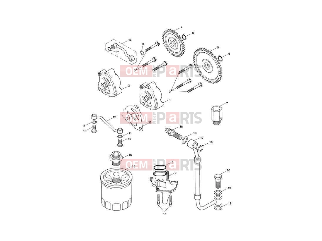 Triumph 2008 SPEEDMASTER EFI Lubrication system
