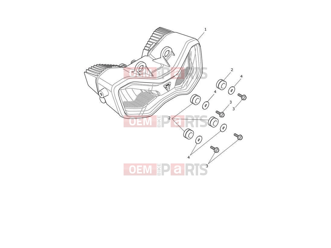 Triumph 2020 TIGER 900 Headlight Assembly