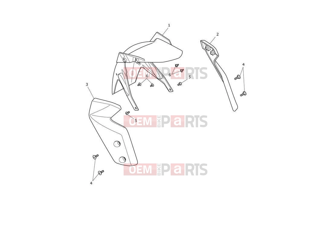 Triumph 2020 TIGER 900 Front Mudguard