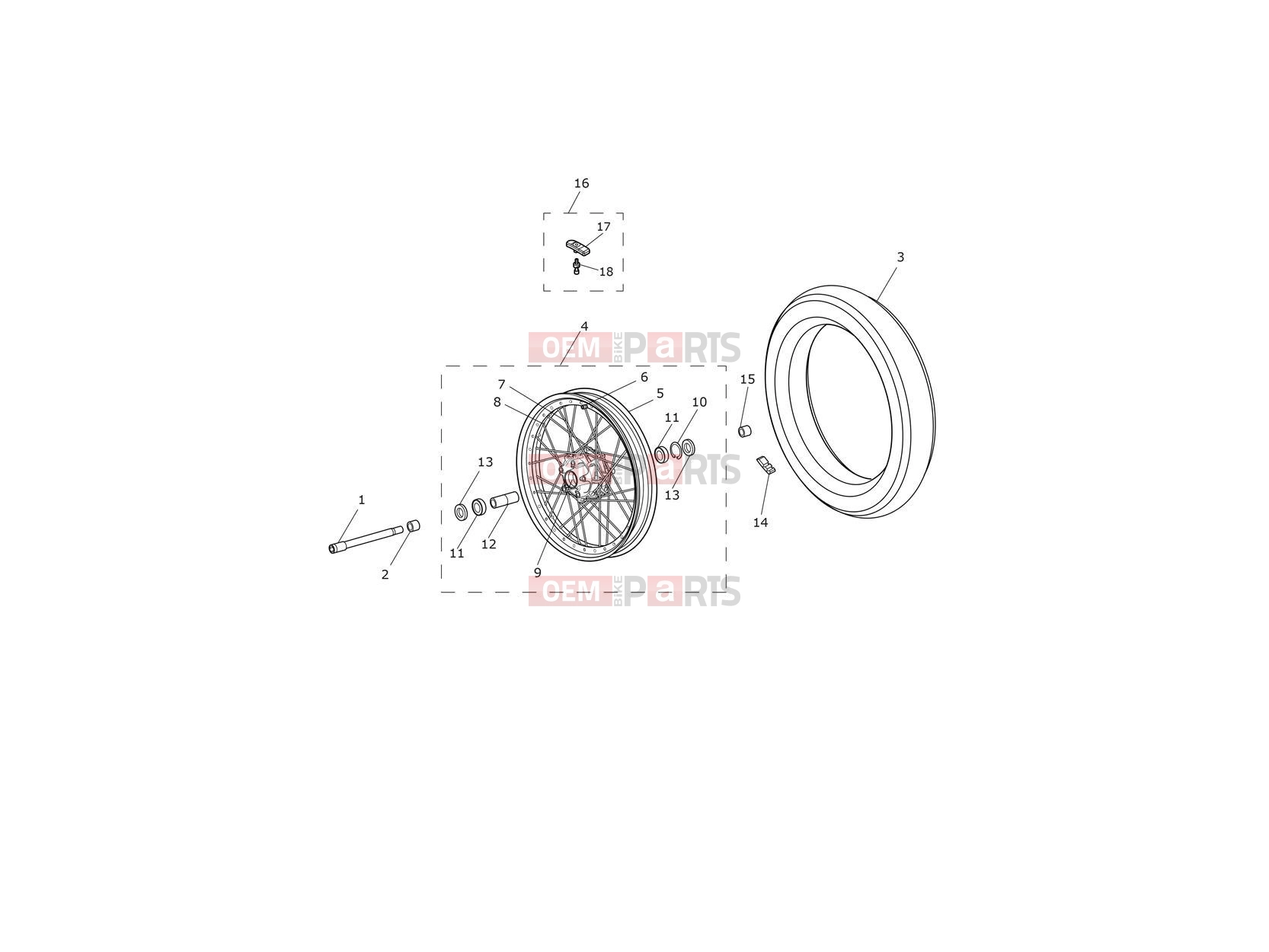 Triumph 2019 TIGER 1200 XCA Front Wheel