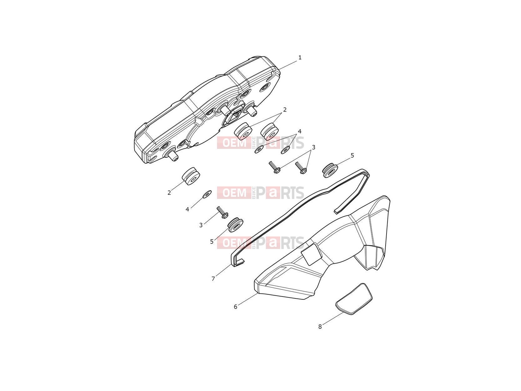 Triumph 2020 TIGER 1200 XR Instruments