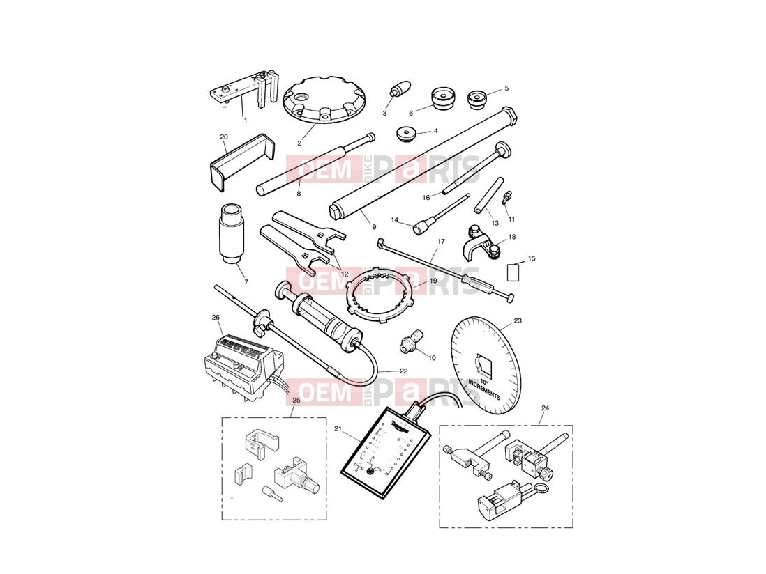 Triumph 1992 TROPHY > 29155 Service Tools
