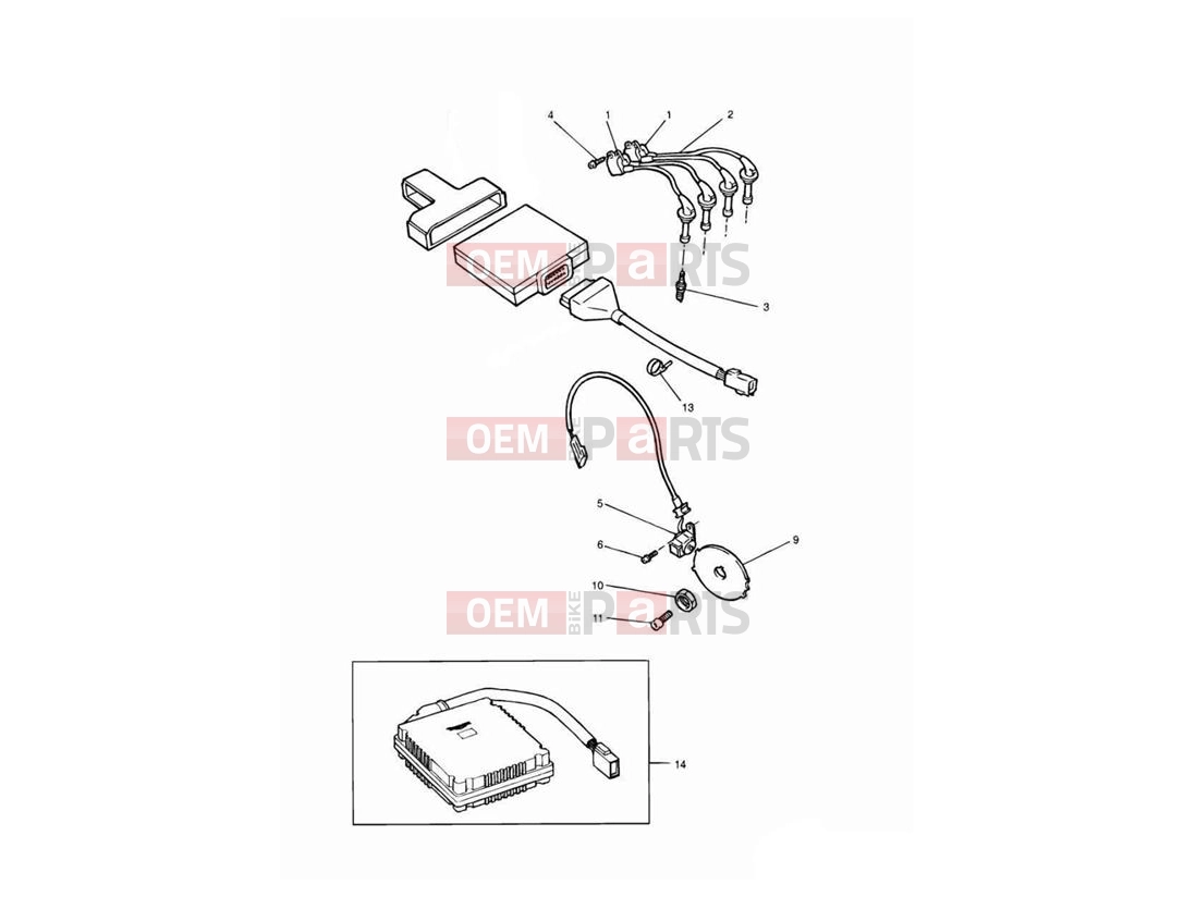 Triumph 1992 TROPHY > 29155 Ignition System