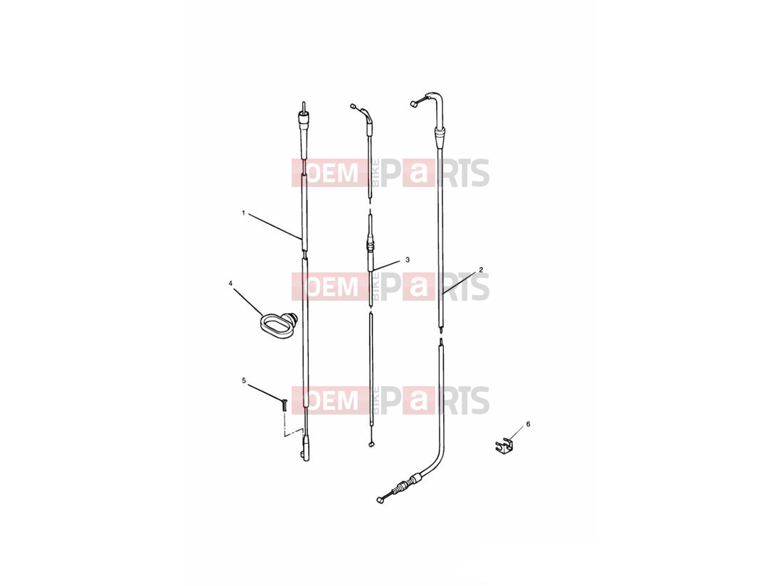 Triumph 1993 TROPHY > 29155 Control Cables
