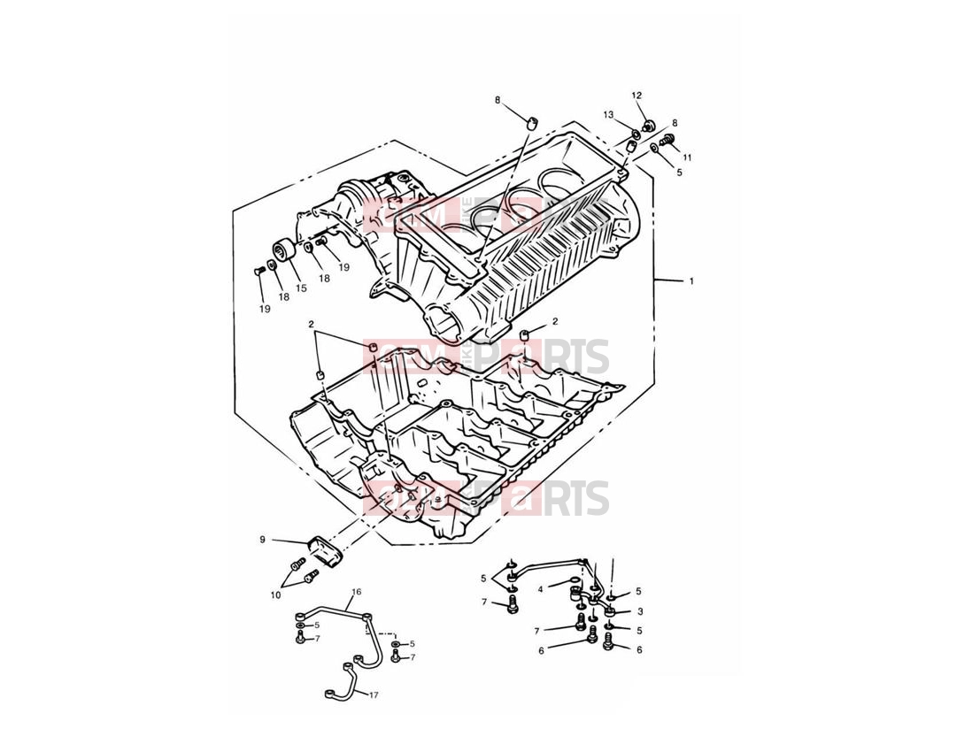 Triumph 1995 TROPHY > 29155 Crankcase