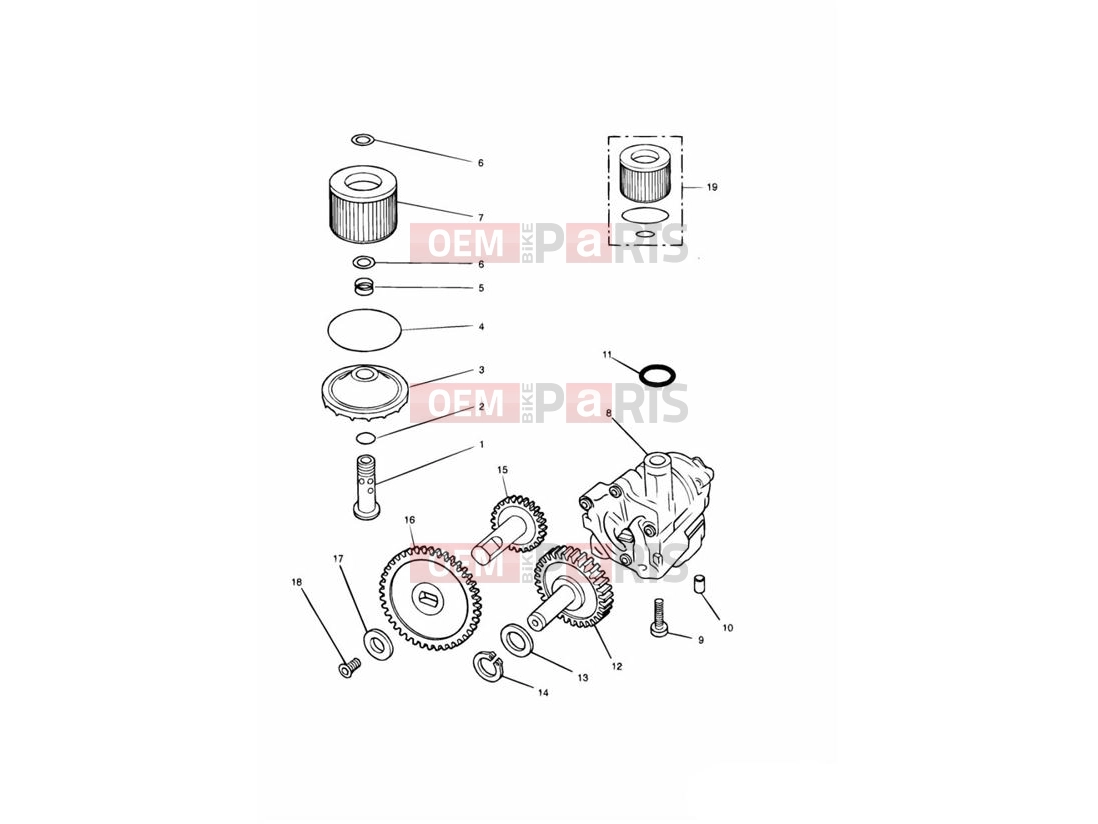 Triumph 1996 TROPHY > 29155 Lubrication System