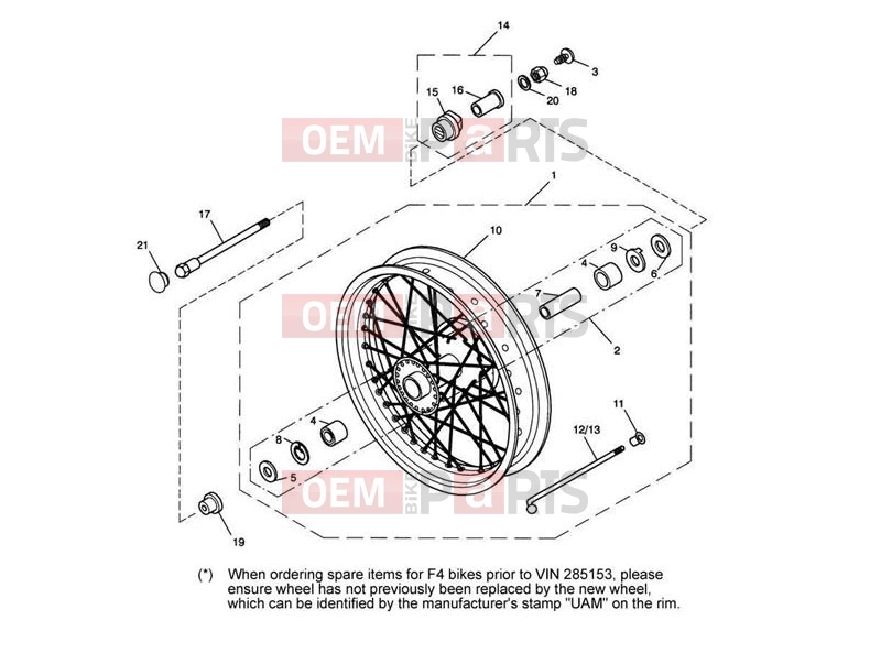 Triumph 2006 SCRAMBLER CARB Front Wheel