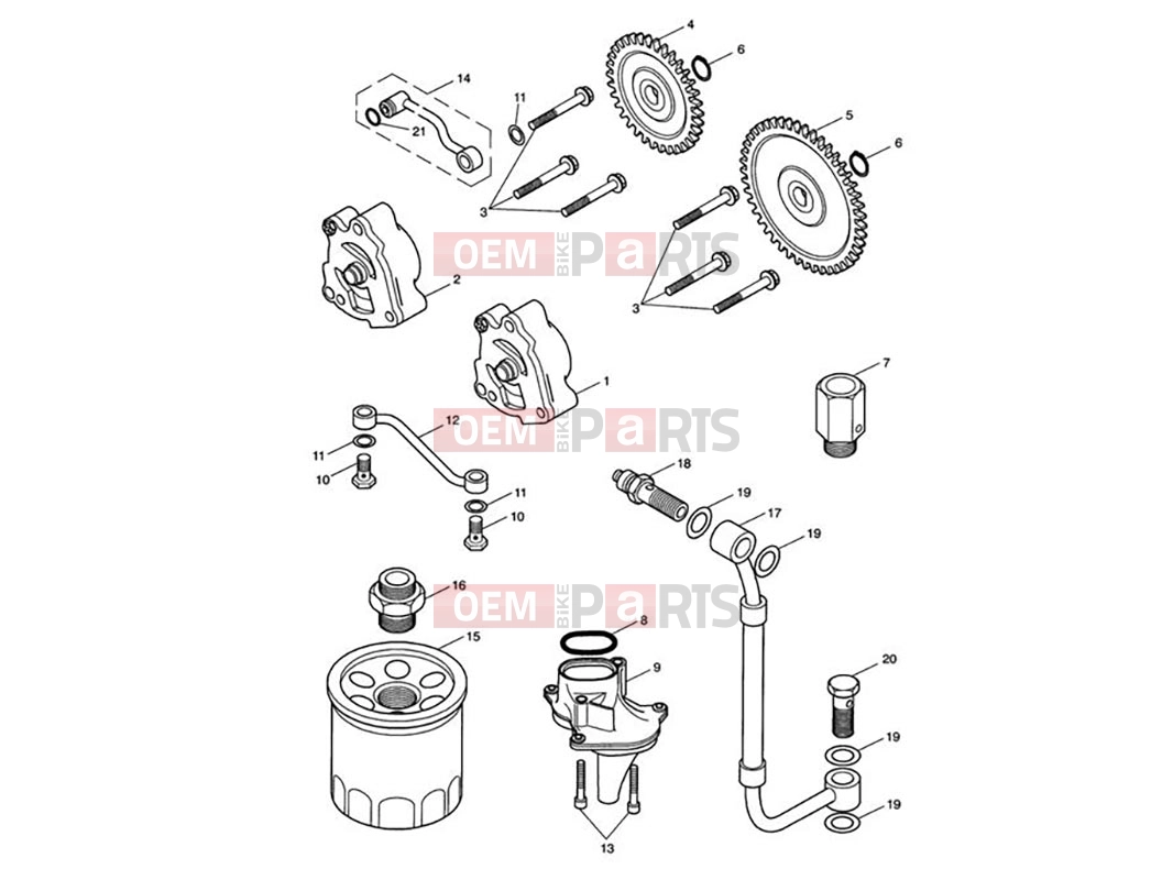 Triumph 2006 SCRAMBLER CARB Lubrication System