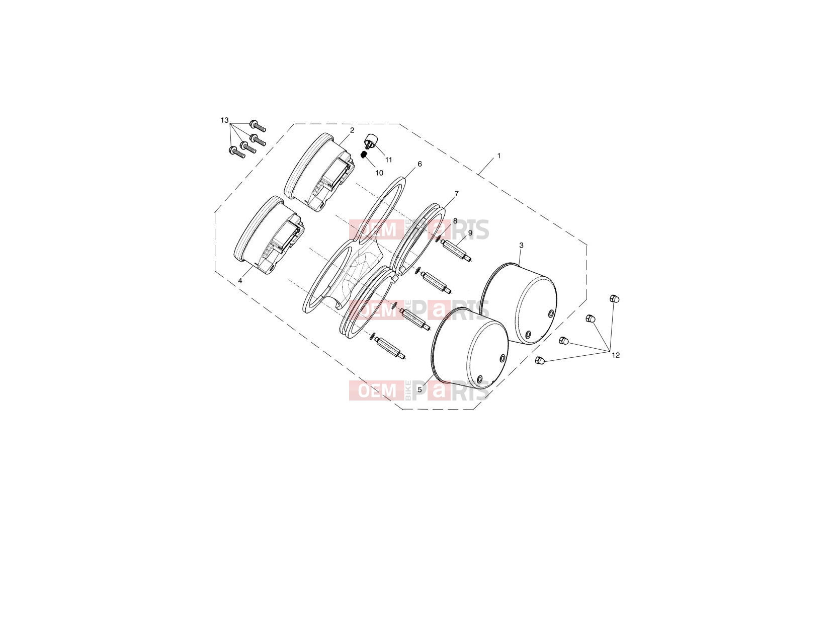 Triumph 2014 SCRAMBLER EFI Instruments 447046