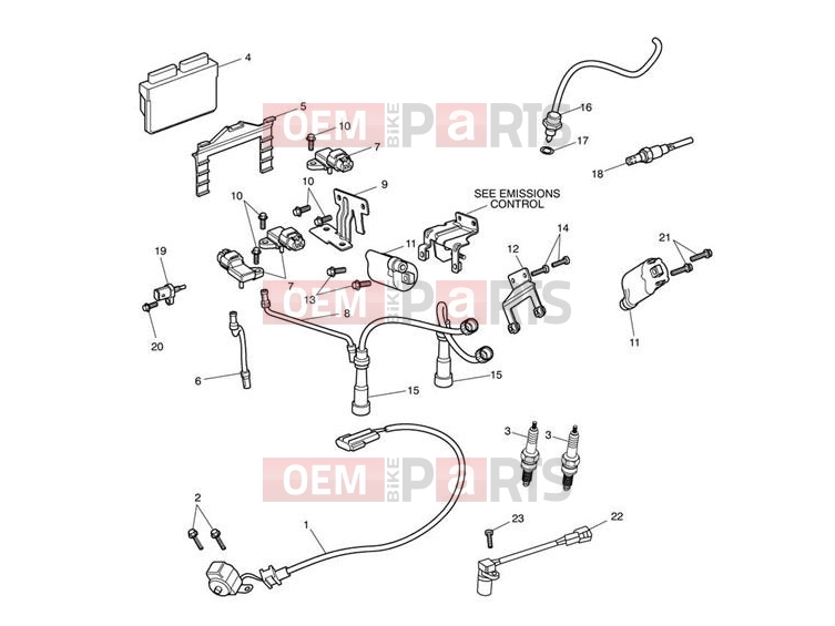 Triumph 2014 SCRAMBLER EFI Ignition System