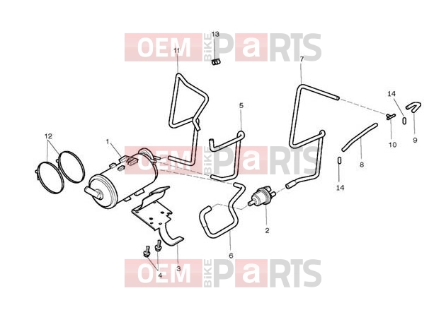 Triumph 2007 SCRAMBLER EFI Evaporative Loss Control System