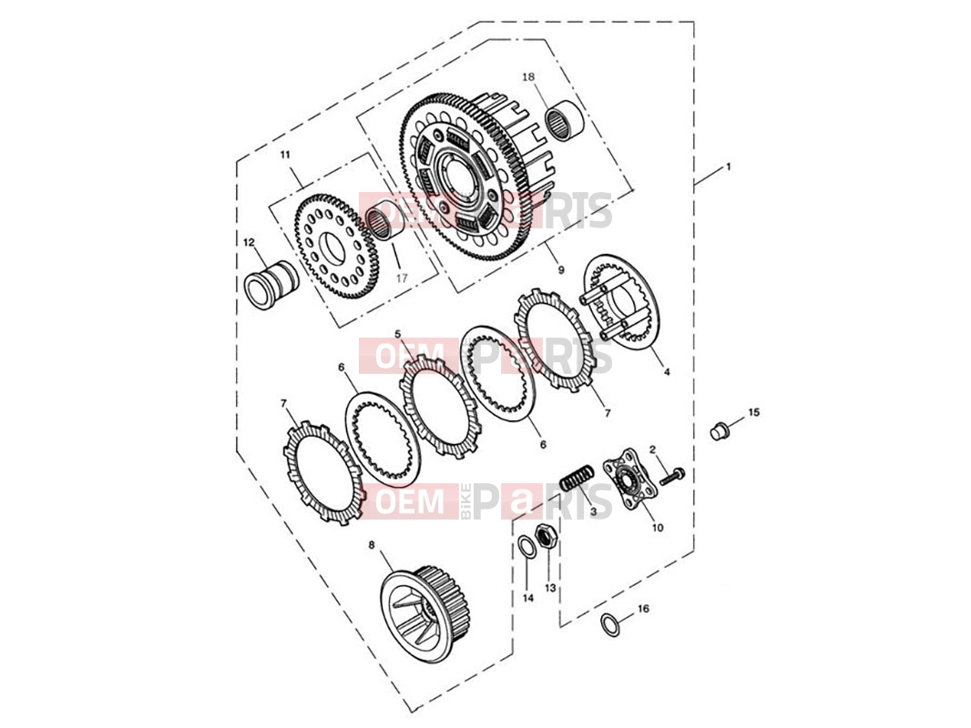 Triumph 2008 SCRAMBLER EFI Clutch