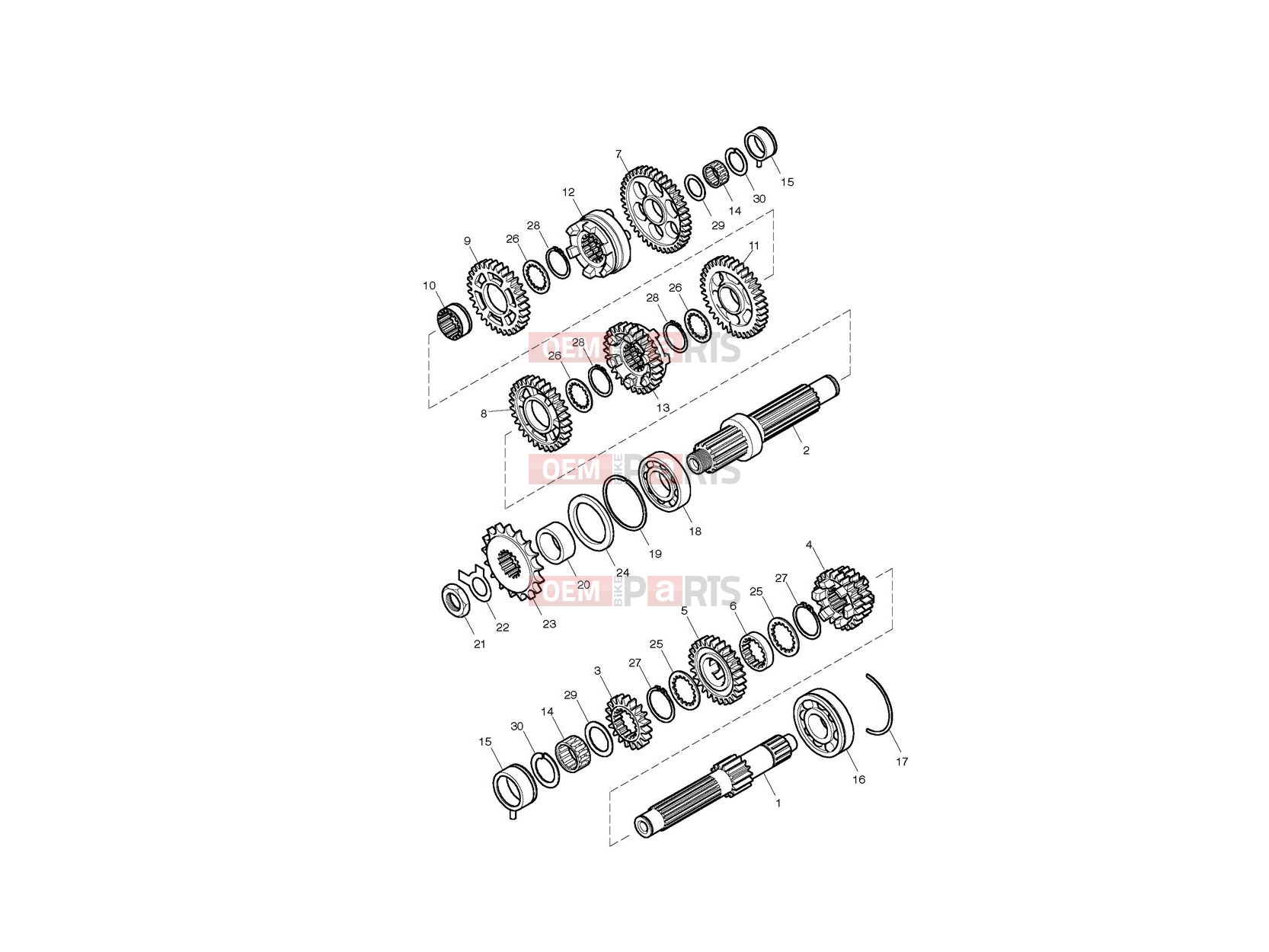 Triumph 2010 SCRAMBLER EFI Transmission