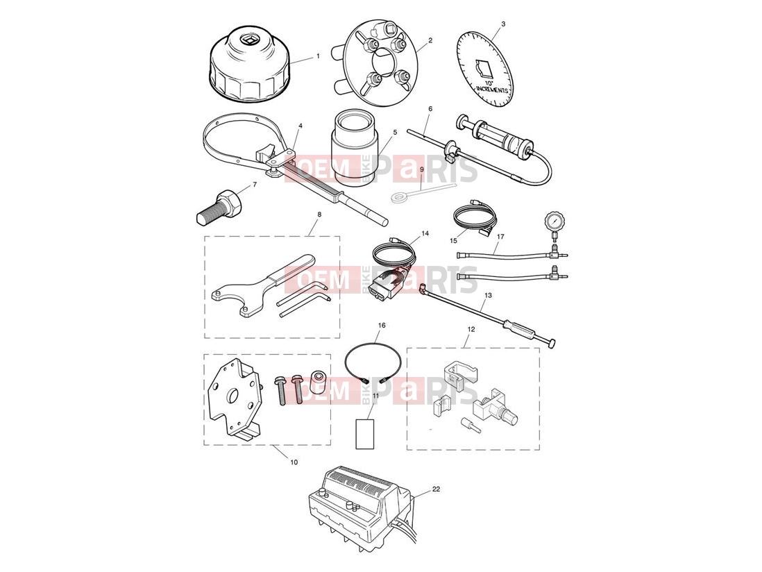 Triumph 2011 SCRAMBLER EFI Service Tools